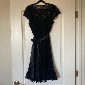 Jessica Howard black lace dress size 6P